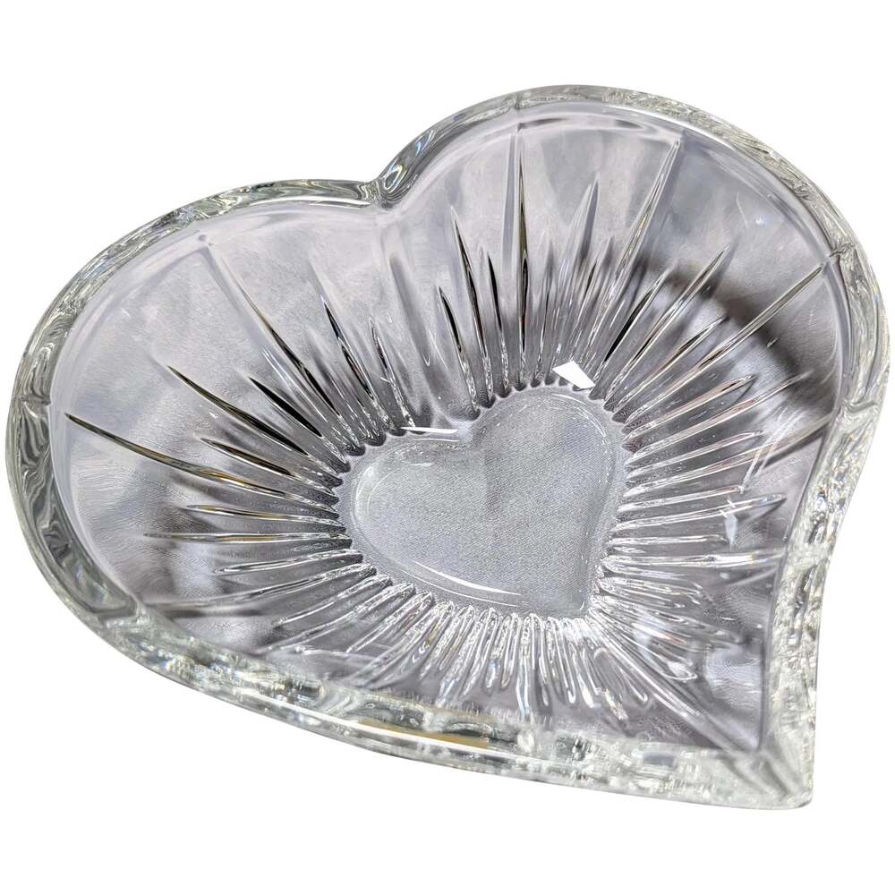 Mikasa Icicles Crystal Heart Dish
